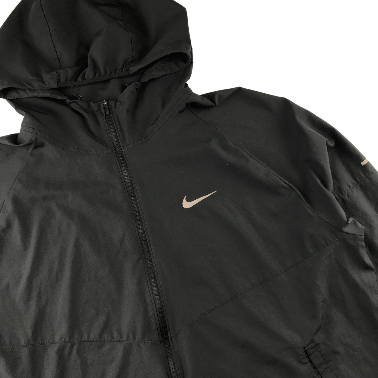 Nike Running jacket adult size L black lightweight