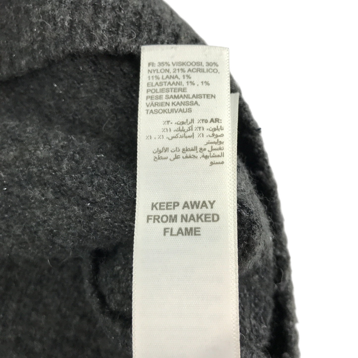 Fat Face Jumper UK 8 Grey with Festive Style Pattern