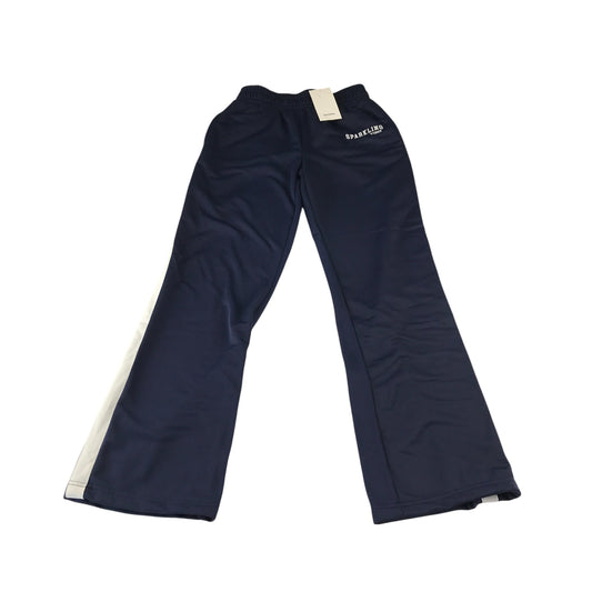 Bershka joggers women's S navy wide tracksuit style