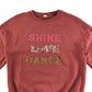Next Sweater 10-11 Years vintage pink sequin text design