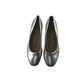 M&S Insolia Low Heel Shoes Shoe Size 5.5 Silver Shiny Hunky Heel