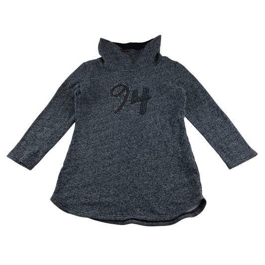 s.Oliver Sweater 10-11 years grey gem text with turtleneck