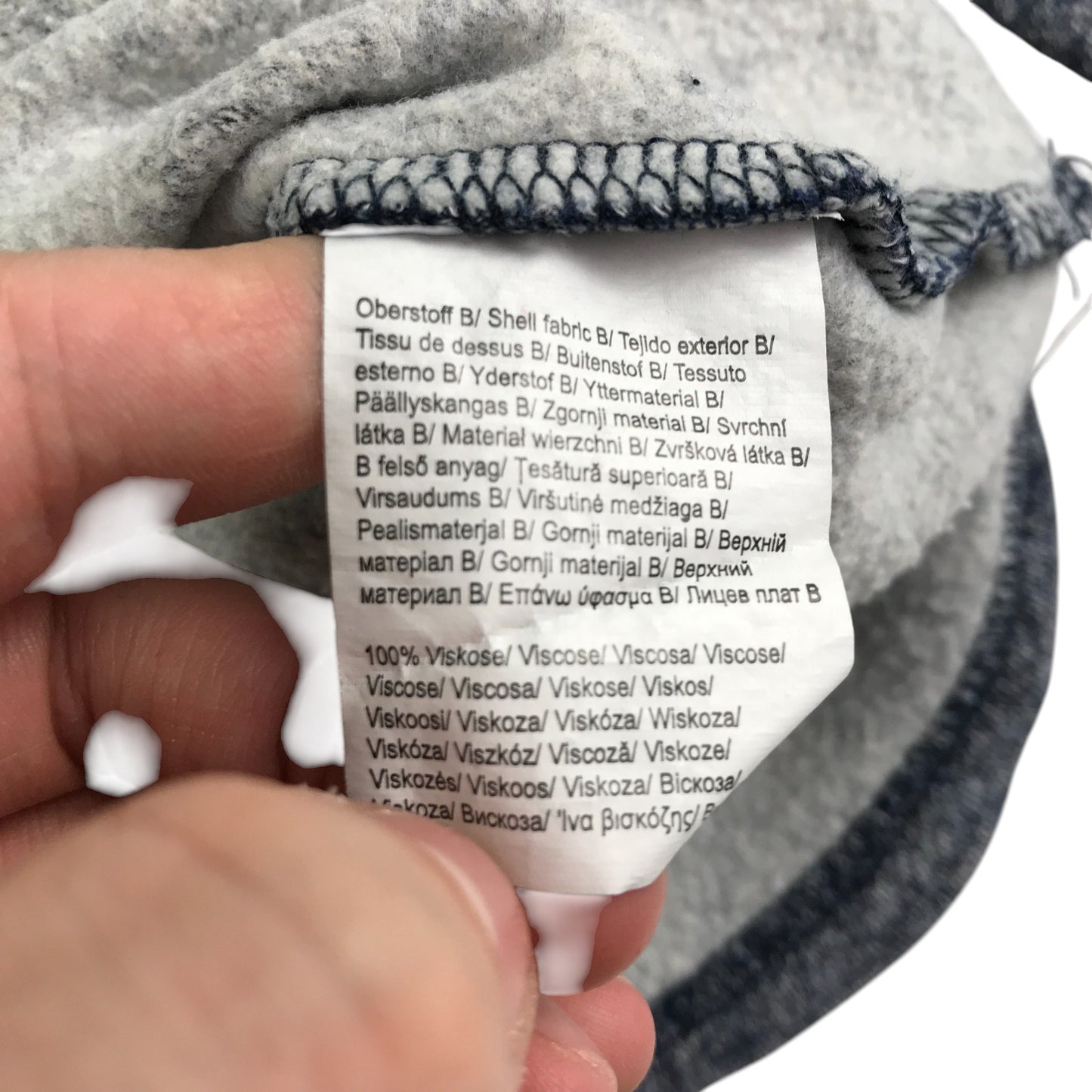 s.Oliver Sweater 10-11 years grey gem text with turtleneck