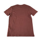 All Saints t-shirt men's M brown plain regular fit with logo