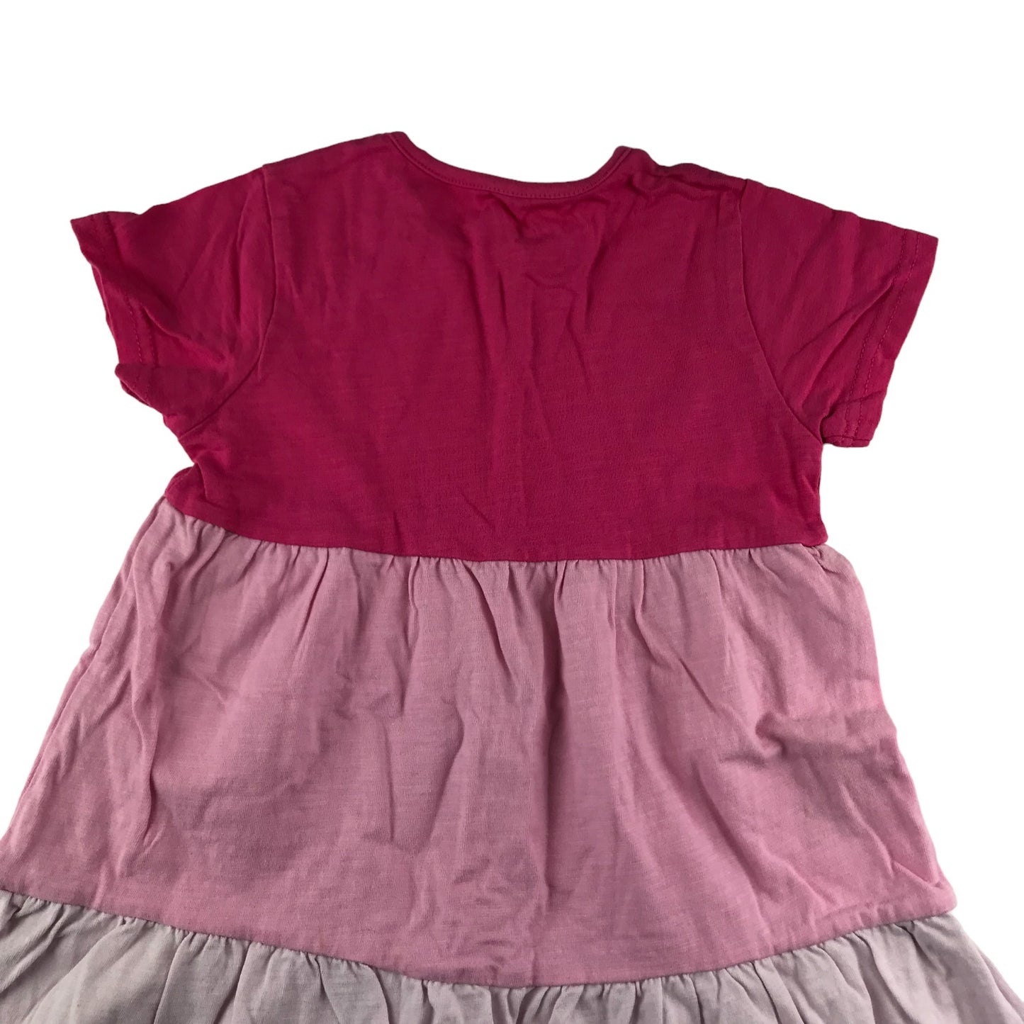 George Dress Age 5 Pink Tiered Cotton