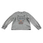 M&S Sweater 10-11 years grey cat graphic design