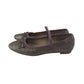 F&F Ballerinas Shoe Size 3 Pink Glittery with Elasticated Bar