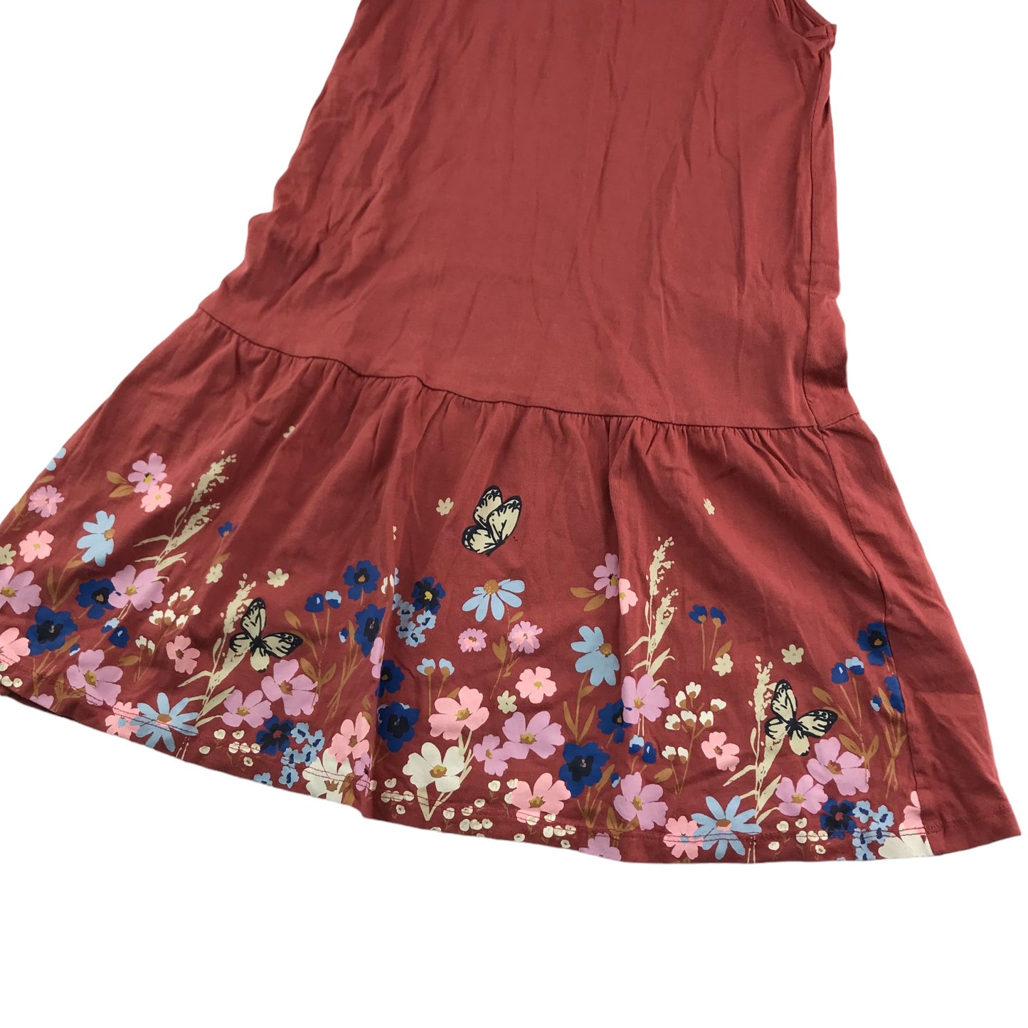 H&M Dress Age 8-10 Terracotta Floral