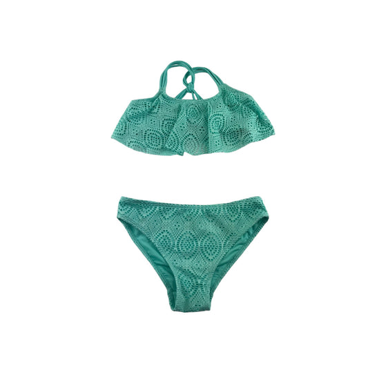 Primark swimsuit 9-10 years mint colour 2 piece set