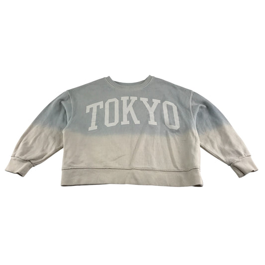 Zara Sweater 7-8 years grey and white two tone jumper