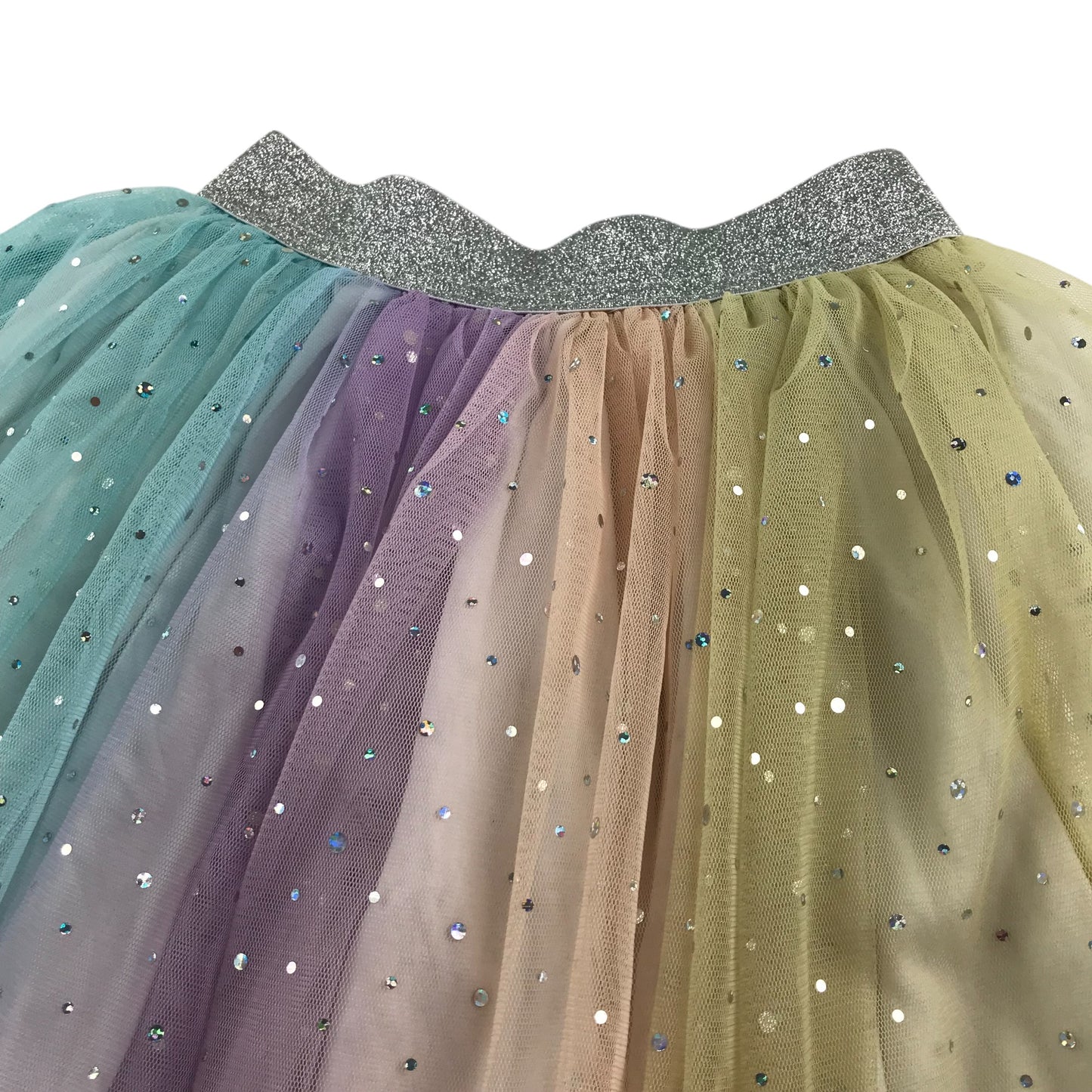 Disney skirt 4-5 years multicolour sparkly mesh