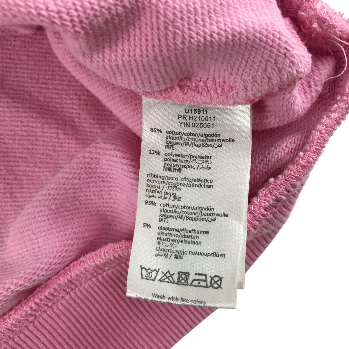 Sweater 4-5 years pink glittery sequin graphic