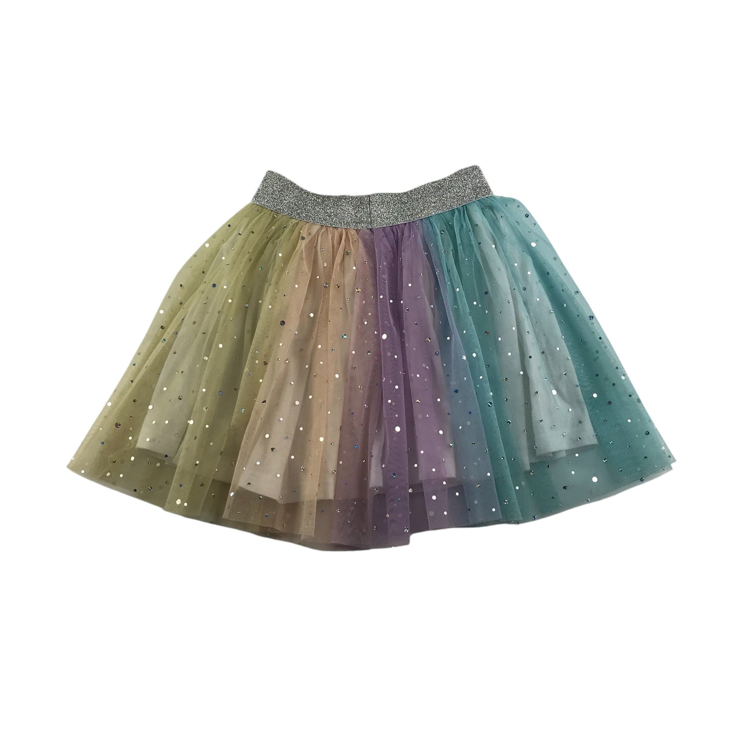 Disney skirt 4-5 years multicolour sparkly mesh