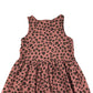 H&M Dress Age 6-8 Light Terracotta Leopard Print Cotton