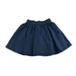 M&Co skirt 5-6 years blue denim cotton with canvas belt