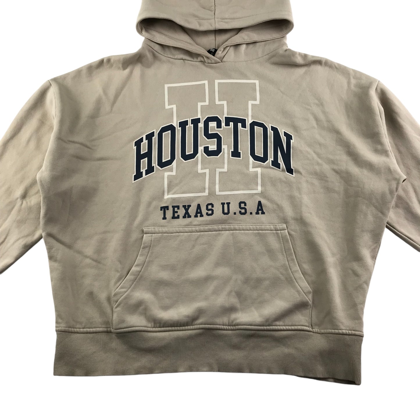 F&F hoodie women's XS beige college style Houston hoodie sport