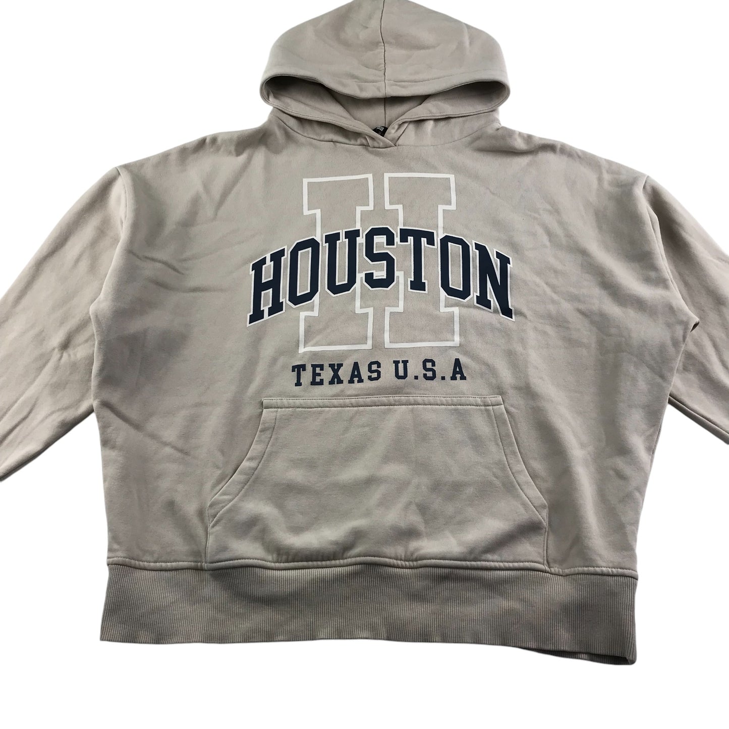 F&F hoodie women's XS beige college style Houston hoodie sport