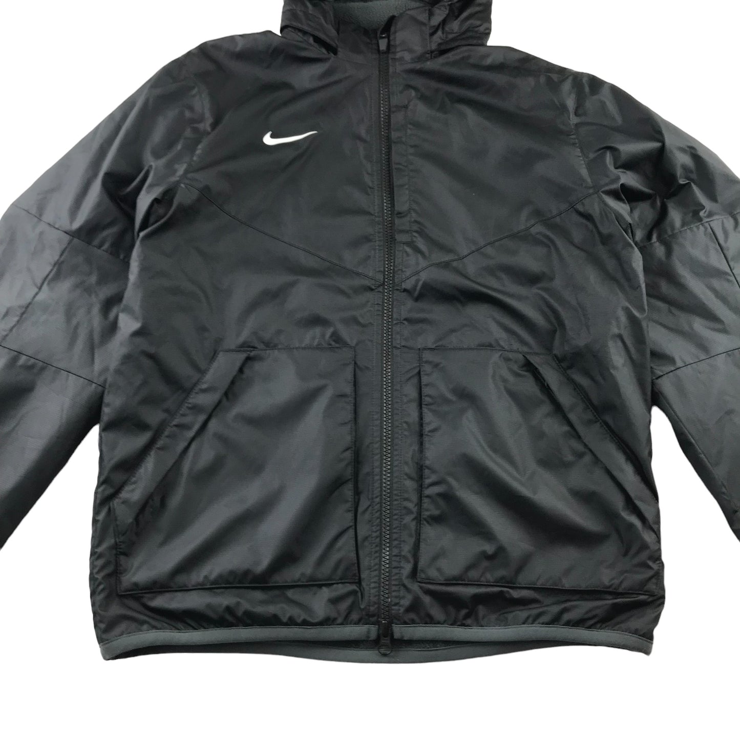 Nike jacket 11-12 years black fleece lined windbreaker