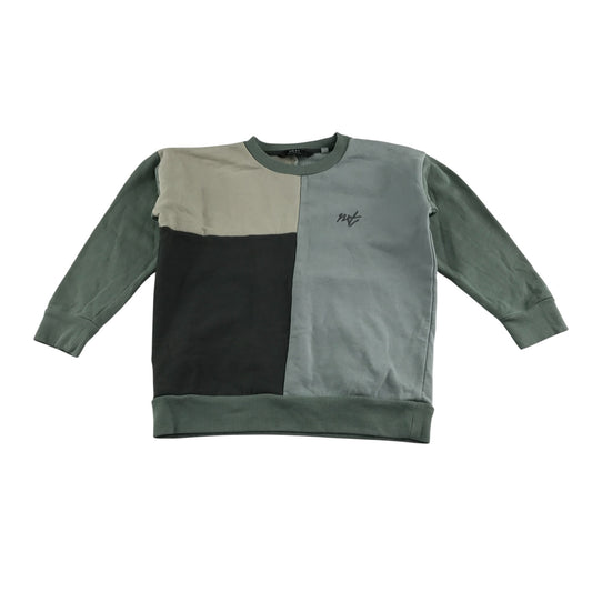 Next Sweater 5-6 years light blue block colour design