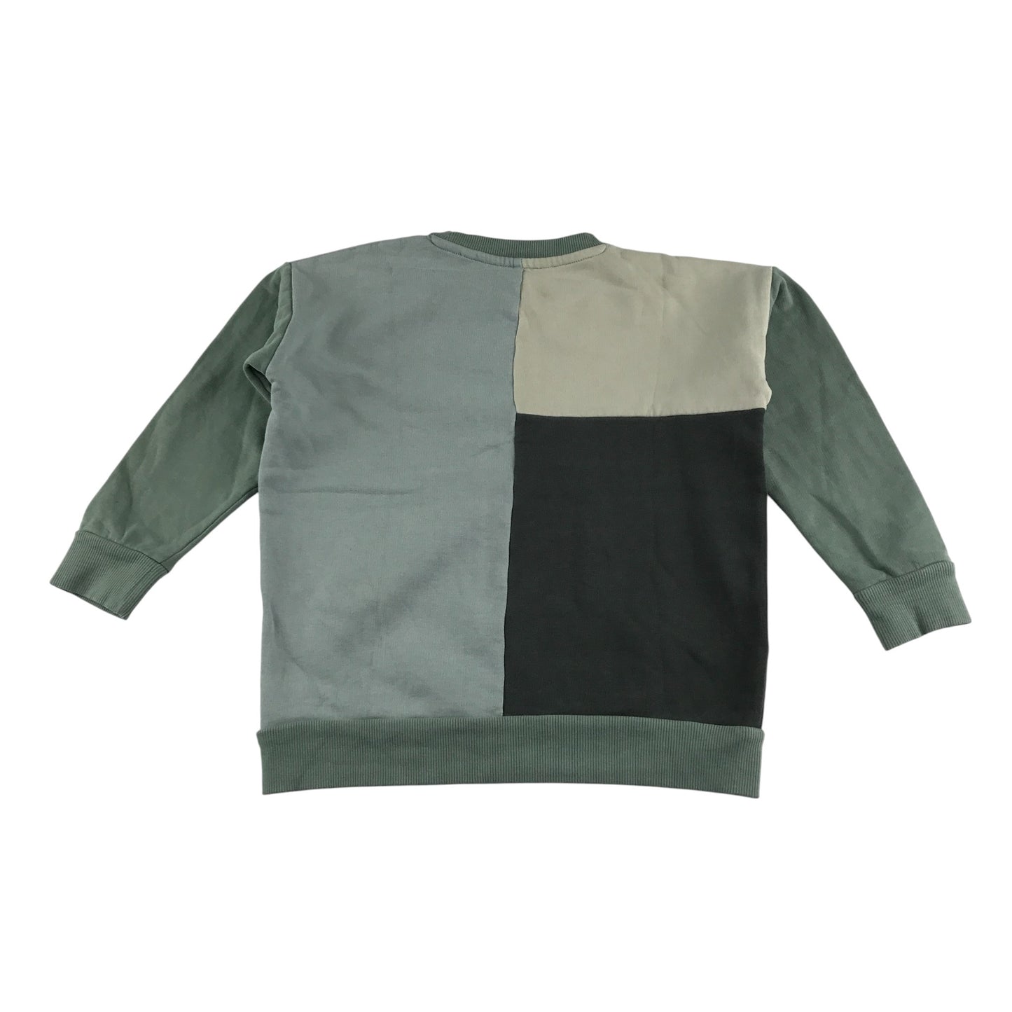 Next Sweater 5-6 years light blue block colour design