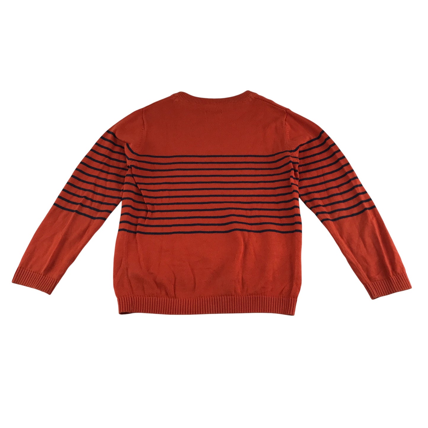 Next Jumper 5-6 years orange with black stripes cotton