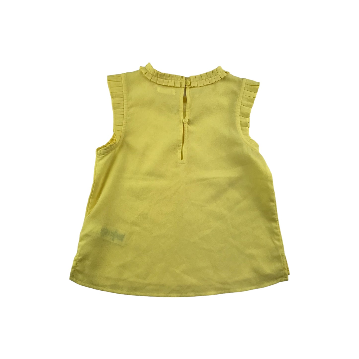 Next Summer Top Age 4 Yellow Sleeveless