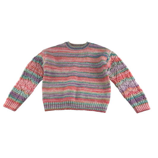 F&F Jumper 5-6 years multicoloured stripy design knitwear