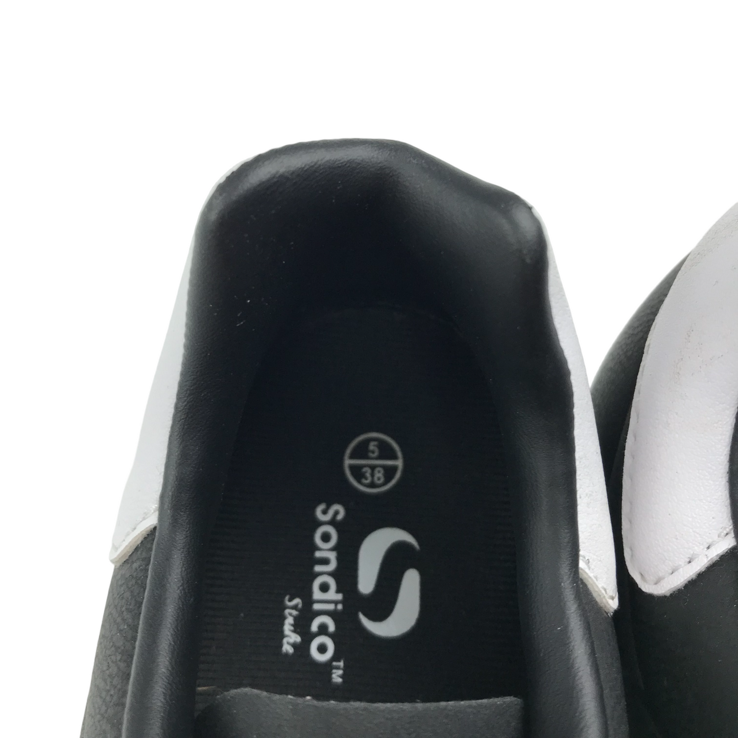 Sondico Black and White Football Boots Shoe Size 5
