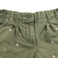 F&F shorts 5-6 years khaki green star embroidery cotton