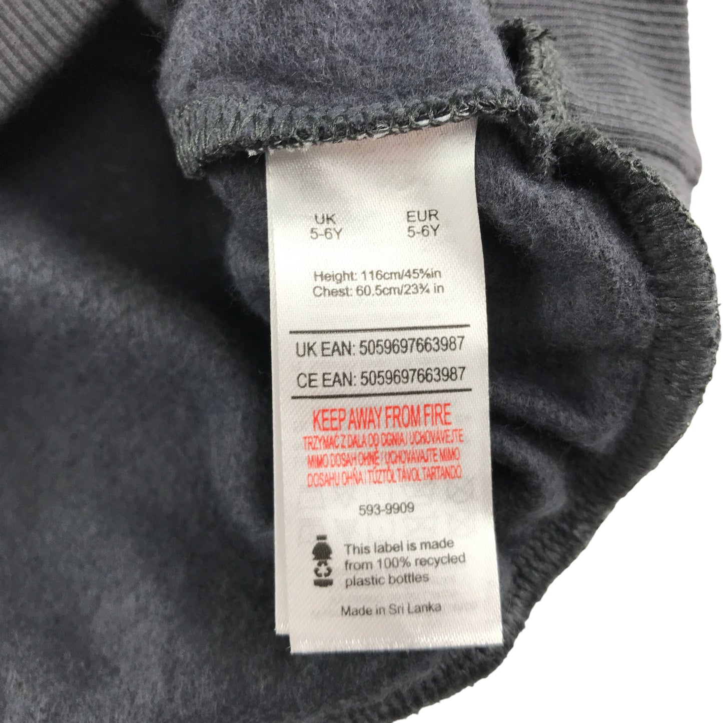 F&F Sweater 5-6 years grey mini mouse graphic print