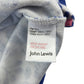 John Lewis towel hoodie 7-8 years blue floral terry cloth design print