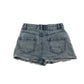 Tu shorts 6-7 years blue denim embroidery icons