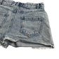 Tu shorts 6-7 years blue denim embroidery icons