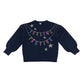 Tu Jumper 4 years navy sequin festive jumper