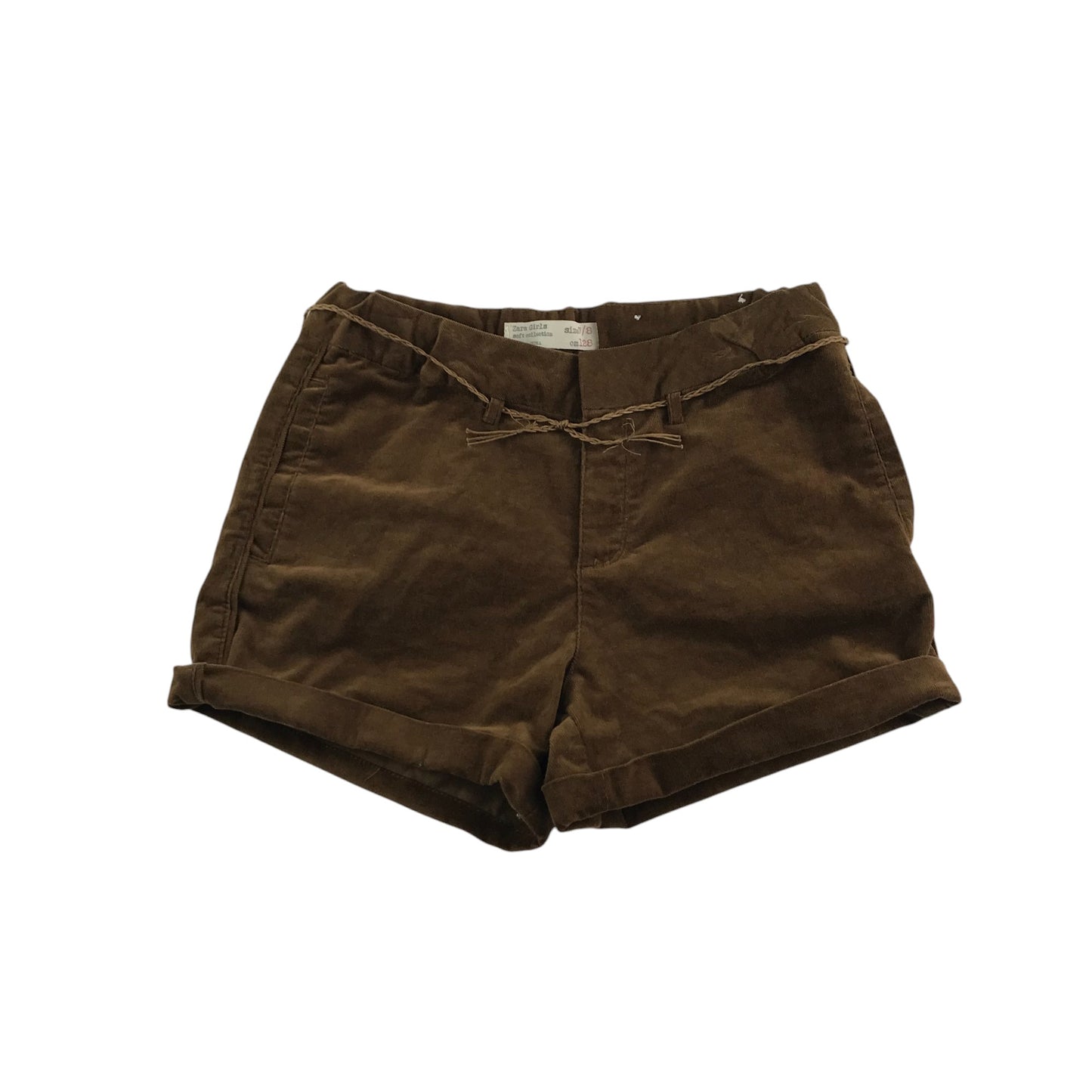 Zara shorts 7-8 years brown corduroy