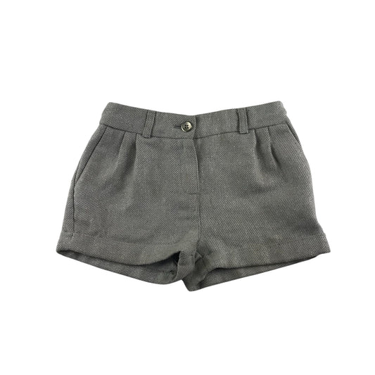 F&F shorts 7-8 years grey knitted style sparkly