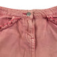 Next shorts 8-9 years washed out red denim with frilled pockets cotton