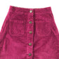 M&Co Skirt Age 5 Fuchsia Pink Purple Corduroy