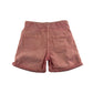 Next shorts 8-9 years washed out red denim with frilled pockets cotton
