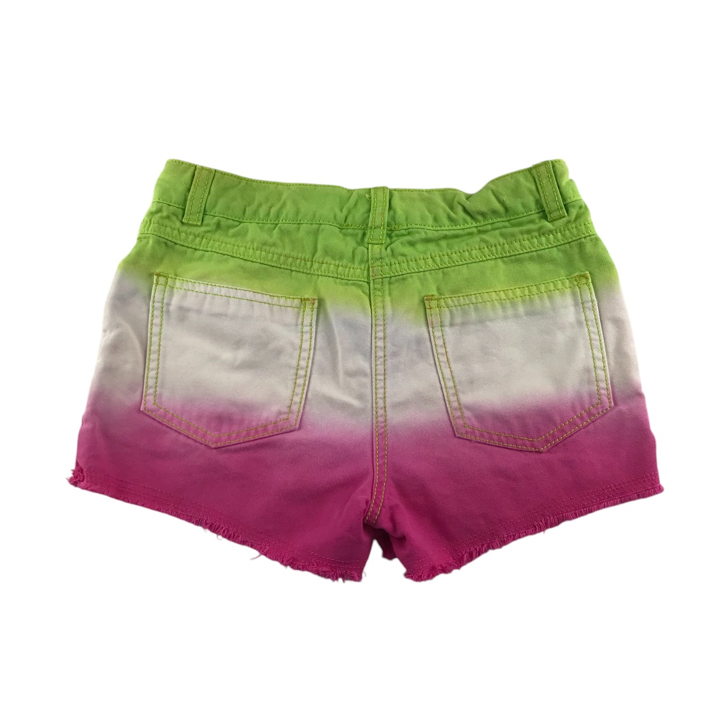 Next shorts 8-9 years green pink and white watermelon denim cotton