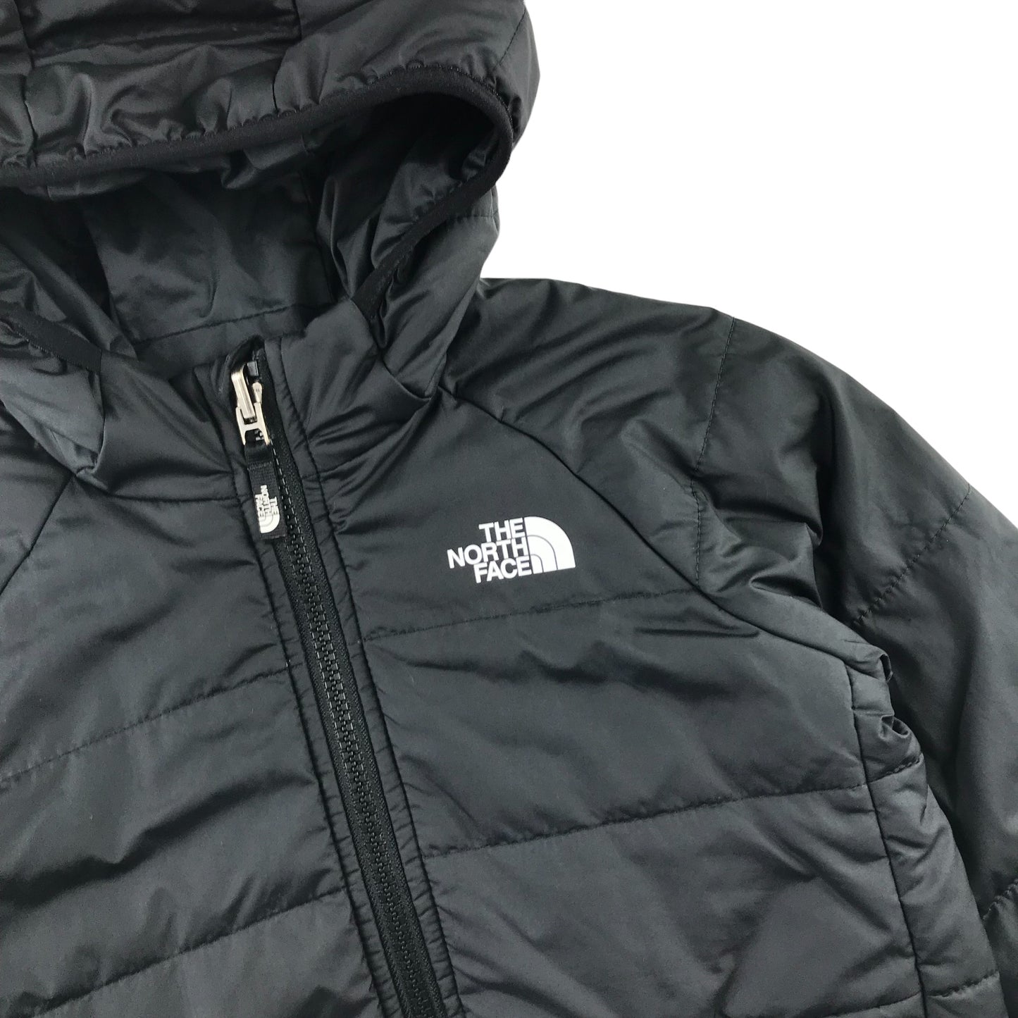 The North Face jacket 4-5 years Black hooded reversible