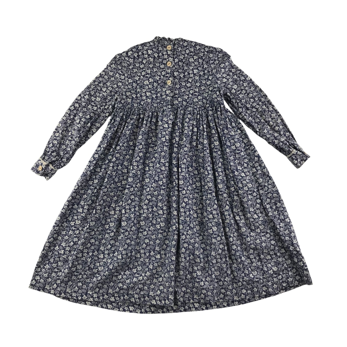 Country Bumpkins dress 7-8 years navy with white floral