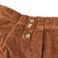 Tu Skirt Age 6 Brown Corduroy Cotton