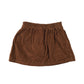 Tu Skirt Age 6 Brown Corduroy Cotton
