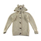 Next Cardigan 7-8 years white hooded bear face button up