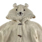 Next Cardigan 7-8 years white hooded bear face button up
