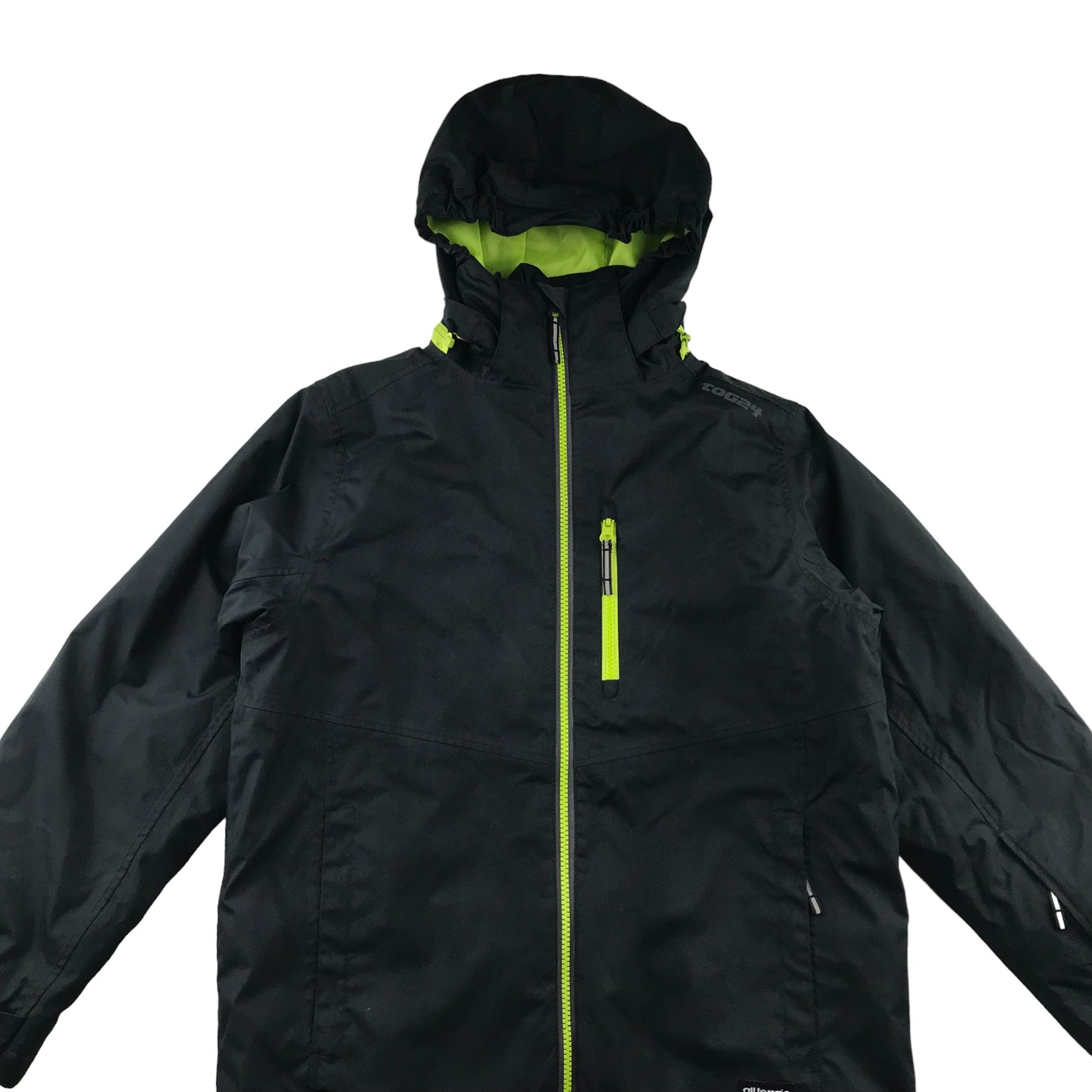 Tog24 jacket 11-12 years charcoal warm with snow stopper