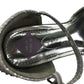 Spot on heels shoe size UK 13 junior silver sparkly gem covered two part kitten heel sandals