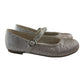 Next pumps shoe size 11 junior white gold and silvery sparkly ballerinas