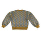 Next Jumper 8-9 years blue and yellow floral print knitwear
